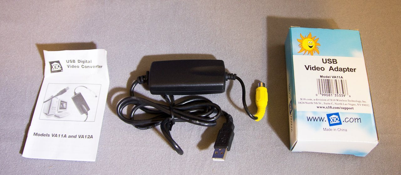 PC Video to USB X10 Camera Adaptor Model VA11A
