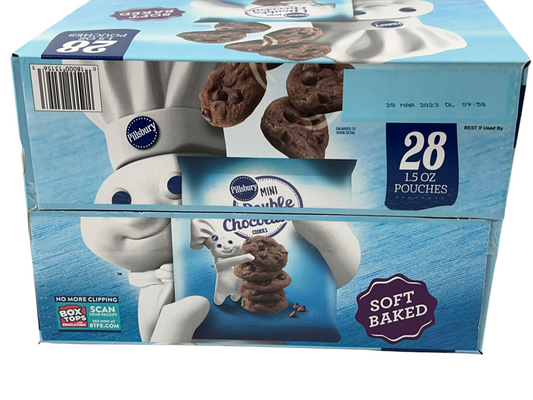 Pillsbury Soft Baked Mini Biscuits aux pépites de chocolat (1,5 oz, 28 pk.)