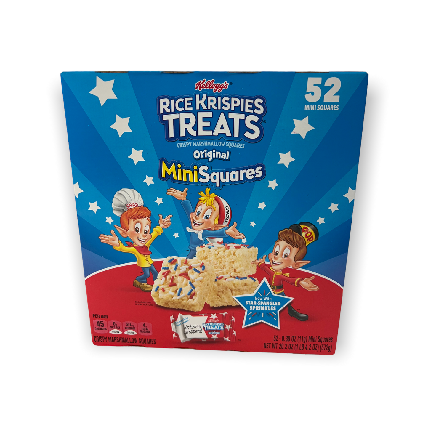 Kellogg's Rice Krispies Treats Star-Spangled Sprinkles Mini-Squares (52 pièces)