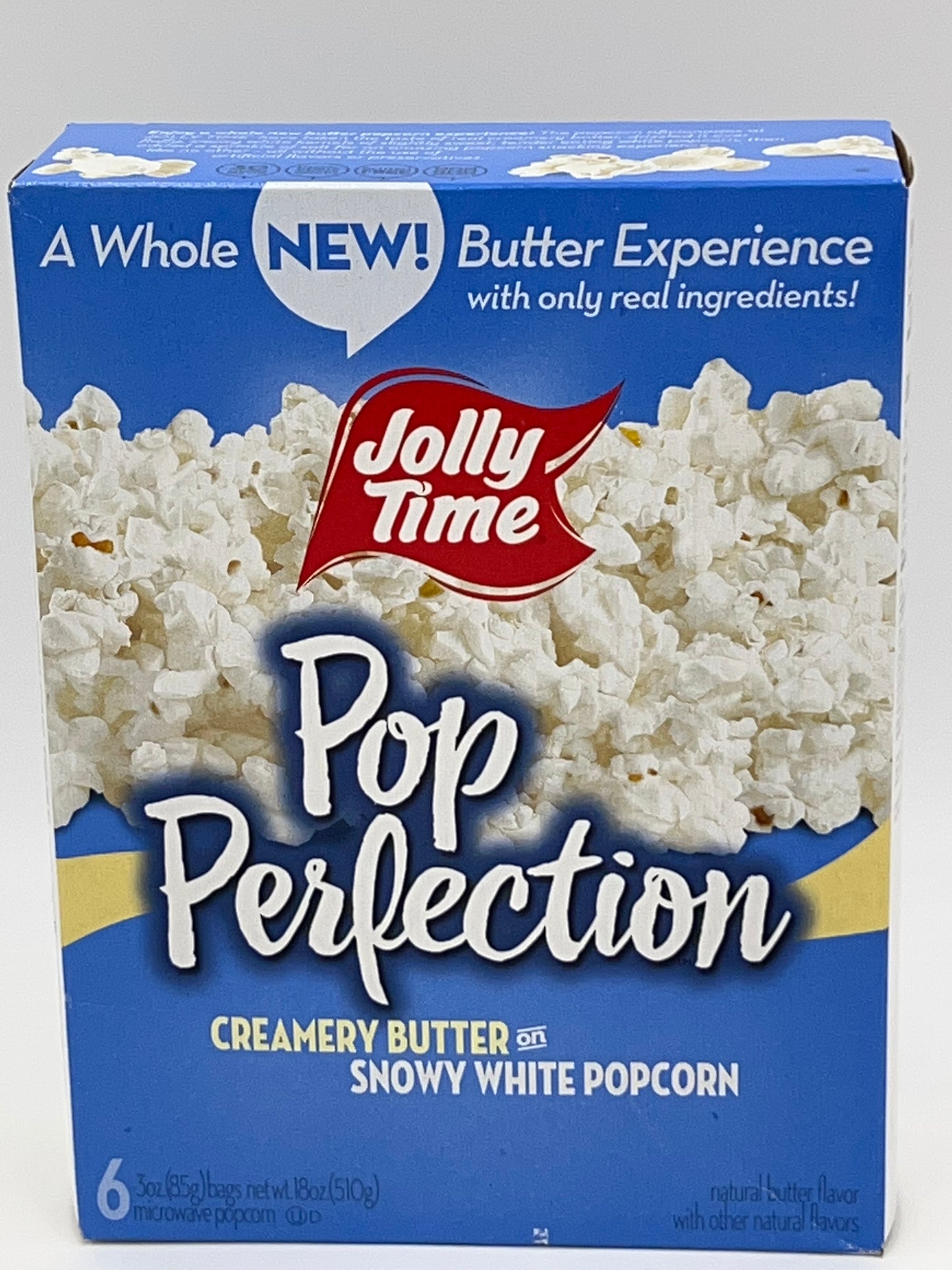 JOLLY TIME POP PERFECTION MICROWAVE POPCORN 6 / 3 oz BAGS