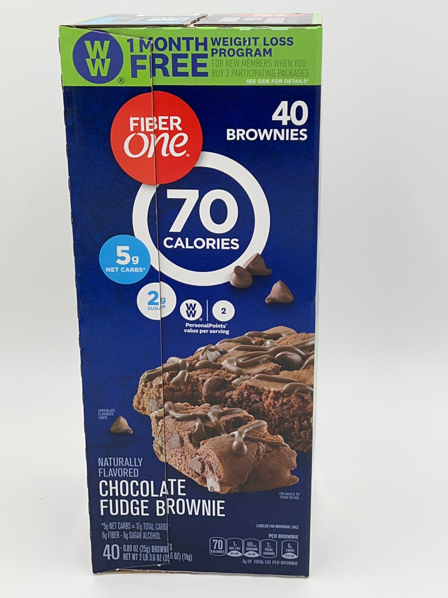 Fiber One Chocolate Fudge Brownie, 40 ct./0.89 oz.