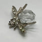 Vintage Jewelry PELL Figural Dragonfly Brooch Rhinestones Sparkle