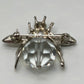 Vintage Jewelry PELL Figural Dragonfly Brooch Rhinestones Sparkle