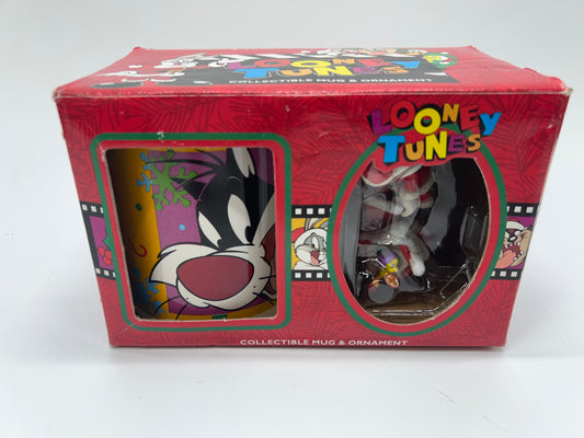Looney Tunes Warner Bros. Sylvester & Tweety Collectible Mug & Ornament New in Box NIB
