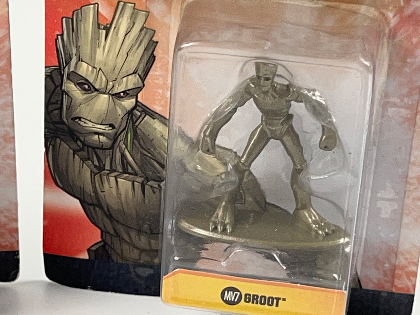 Nano Metal figs Marvel Groot (MV7) & Star Lord MV5 Figure Die-cast