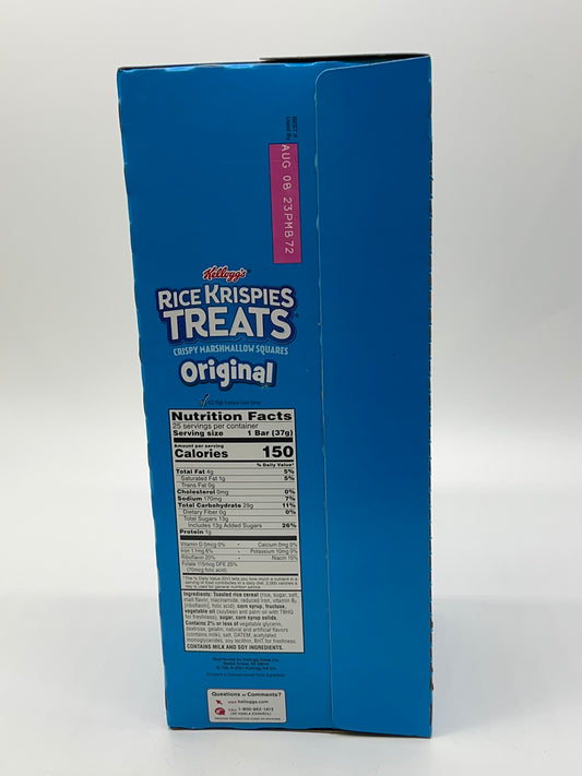 Kellogg's Rice Krispies Treats, 1.3 Oz, 25 Ct