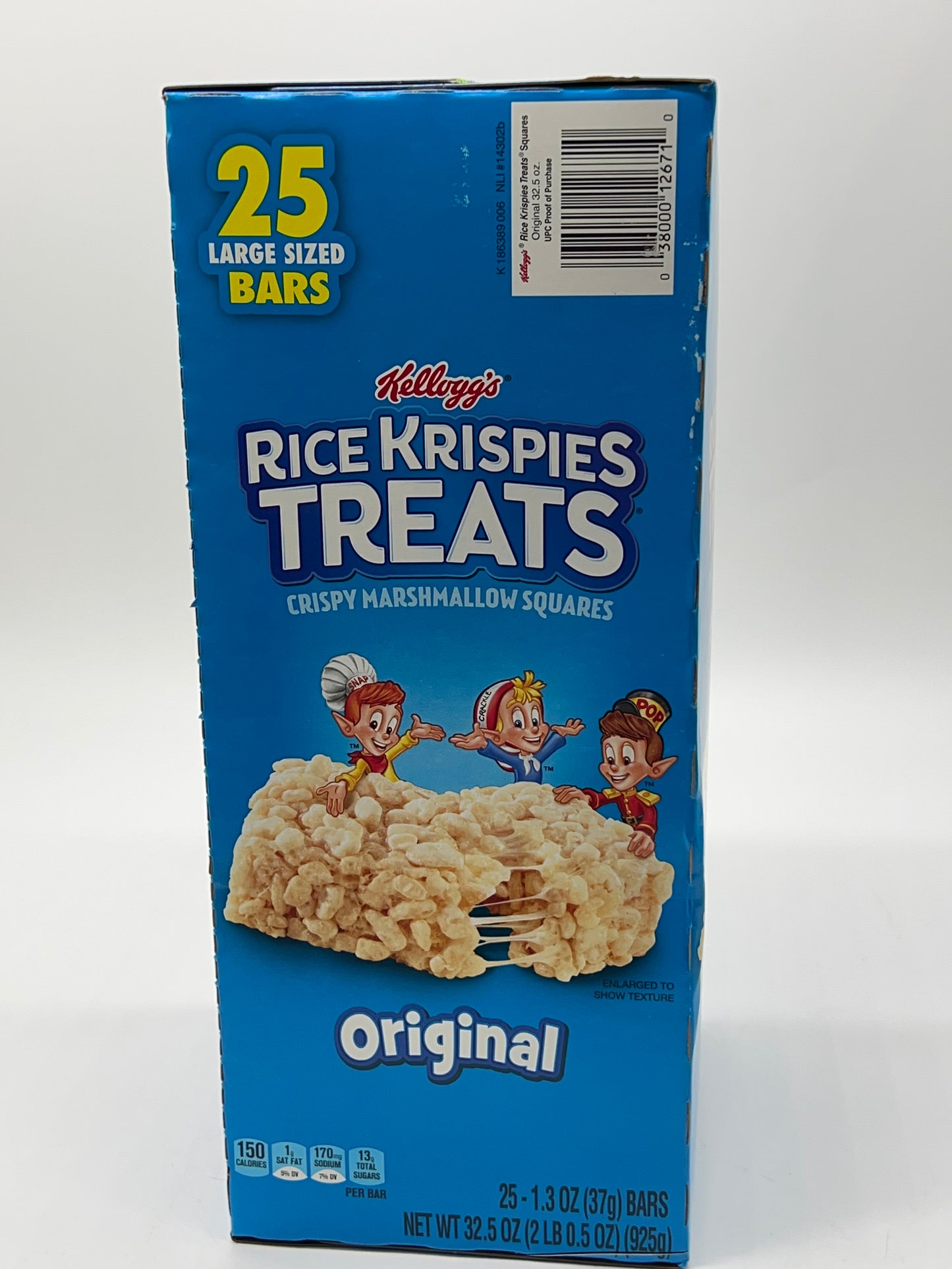 Kellogg's Rice Krispies Treats, 1.3 Oz, 25 Ct