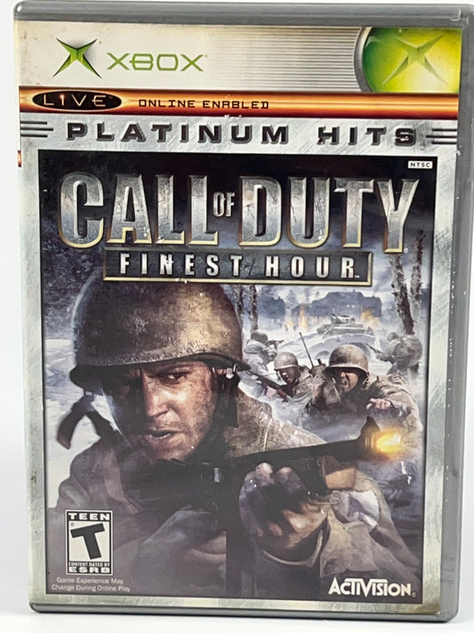Call of Duty Finest Hour (Xbox, 2004)  Disc & Case Only