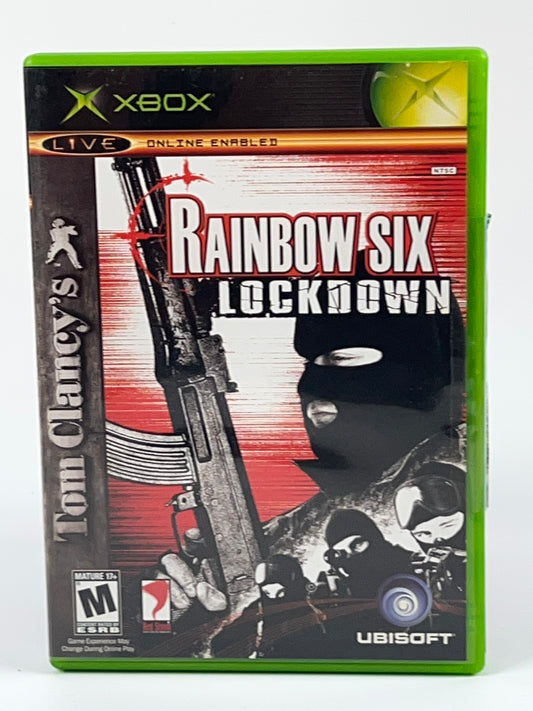 Tom Clancy's Rainbow Six: Lockdown (Microsoft Xbox, 2005) Disc & Case Only