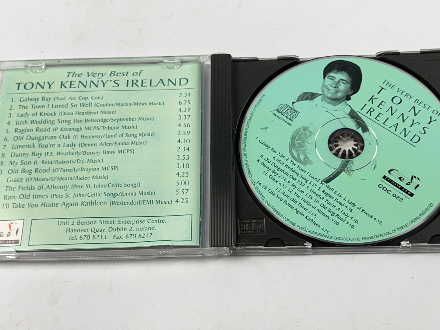 The Very Best of Tony Kenny's Ireland CD