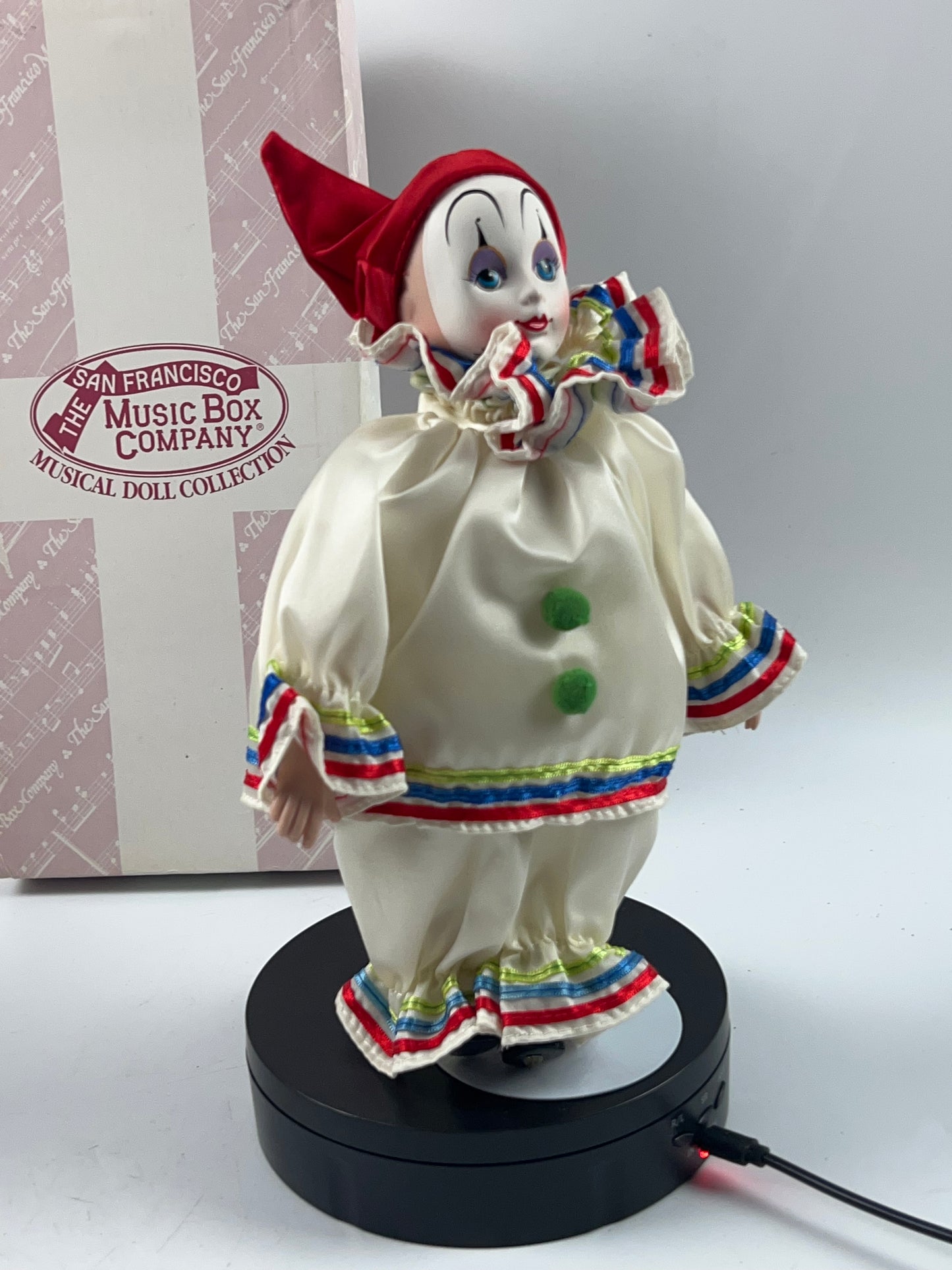 San Francisco Music Box Co Clown Figure Testé #19-4878