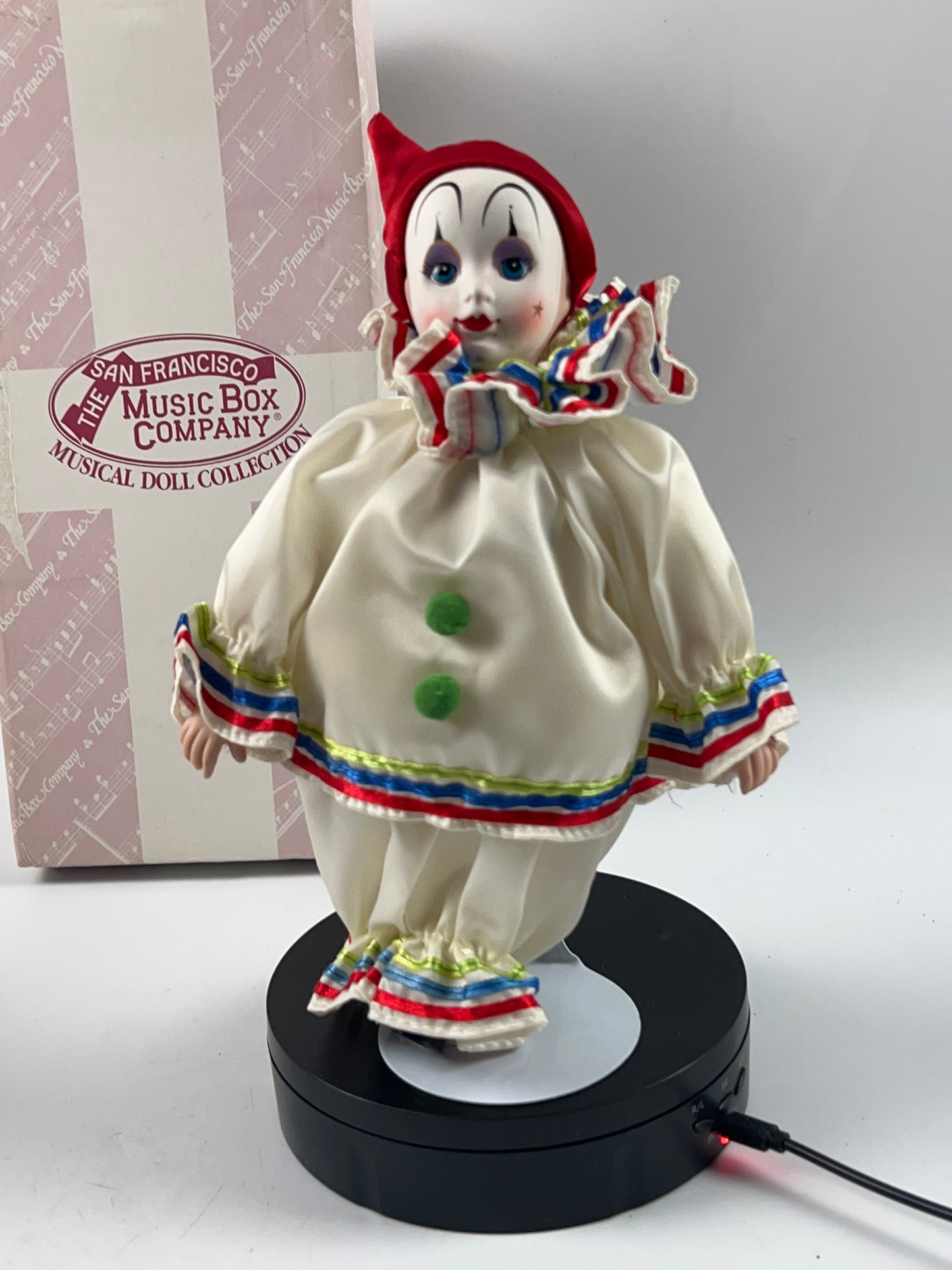 San Francisco Music Box Co Clown Figure Testé #19-4878