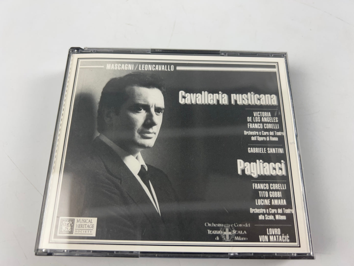 Mascagni: Cavalleria Rusticana; Leoncavallo: Pagliacci - Audio CD