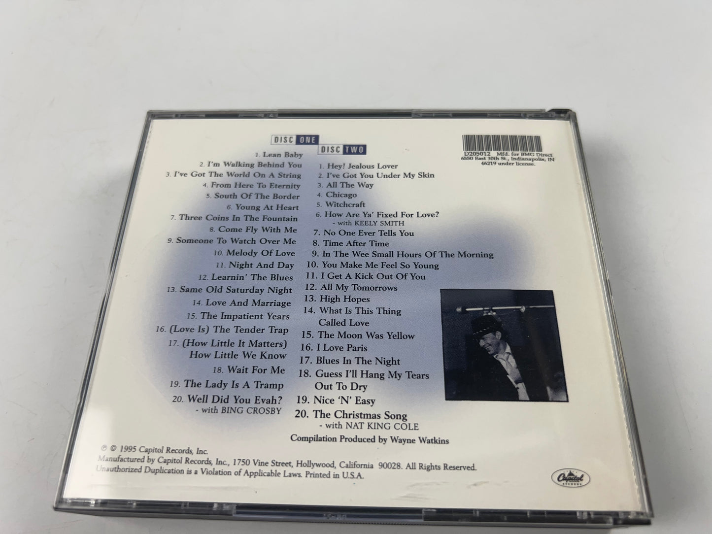 Frank Sinatra 2CD “Sinatra 80th: All the Best”. (Nat King Cole duet).