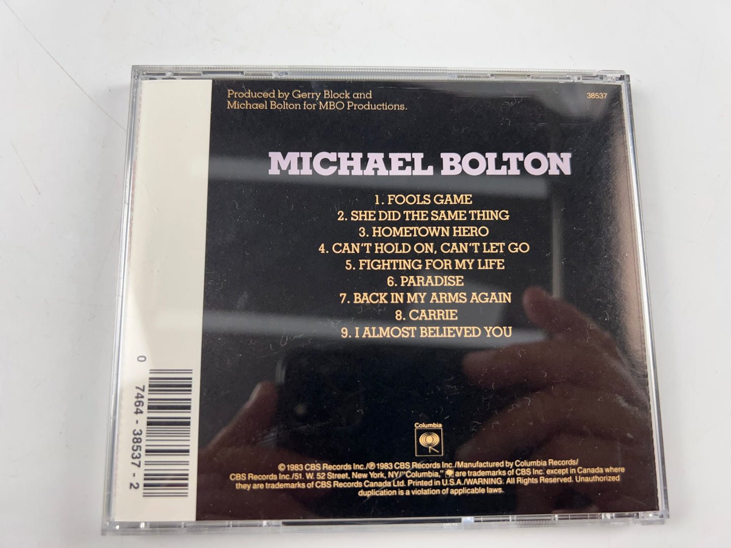 Michael Bolton - Music CD - Bolton, Michael - 1990-10-25 - Sony