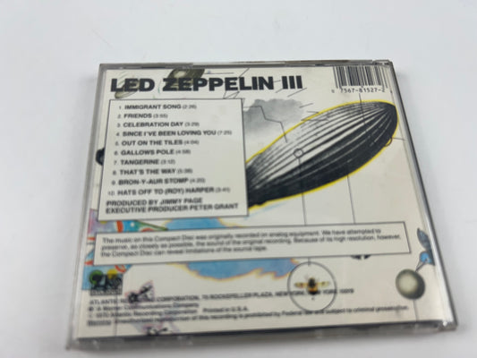 Led Zeppelin III (1970 Atlantic) Original Audio CD