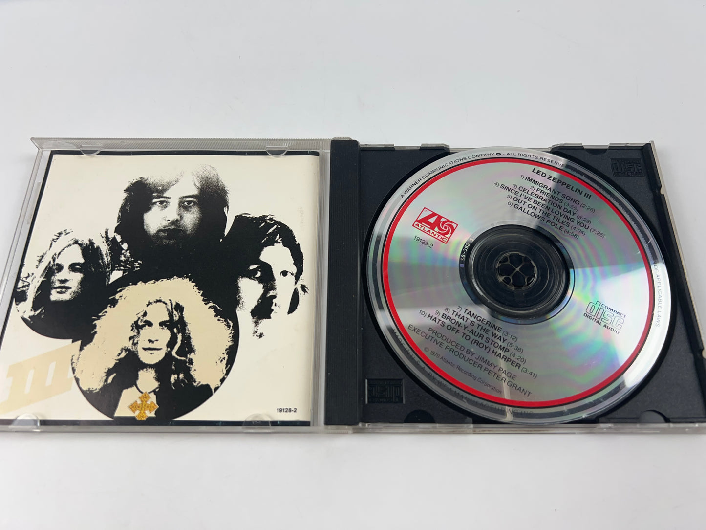 Led Zeppelin III (1970 Atlantic) Original Audio CD