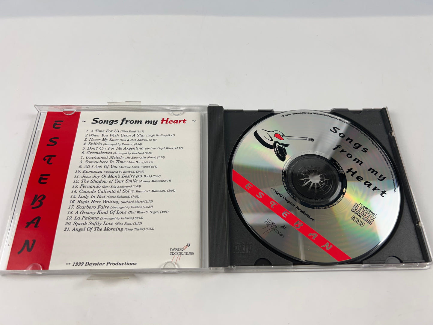 Esteban : Songs From My Heart CD